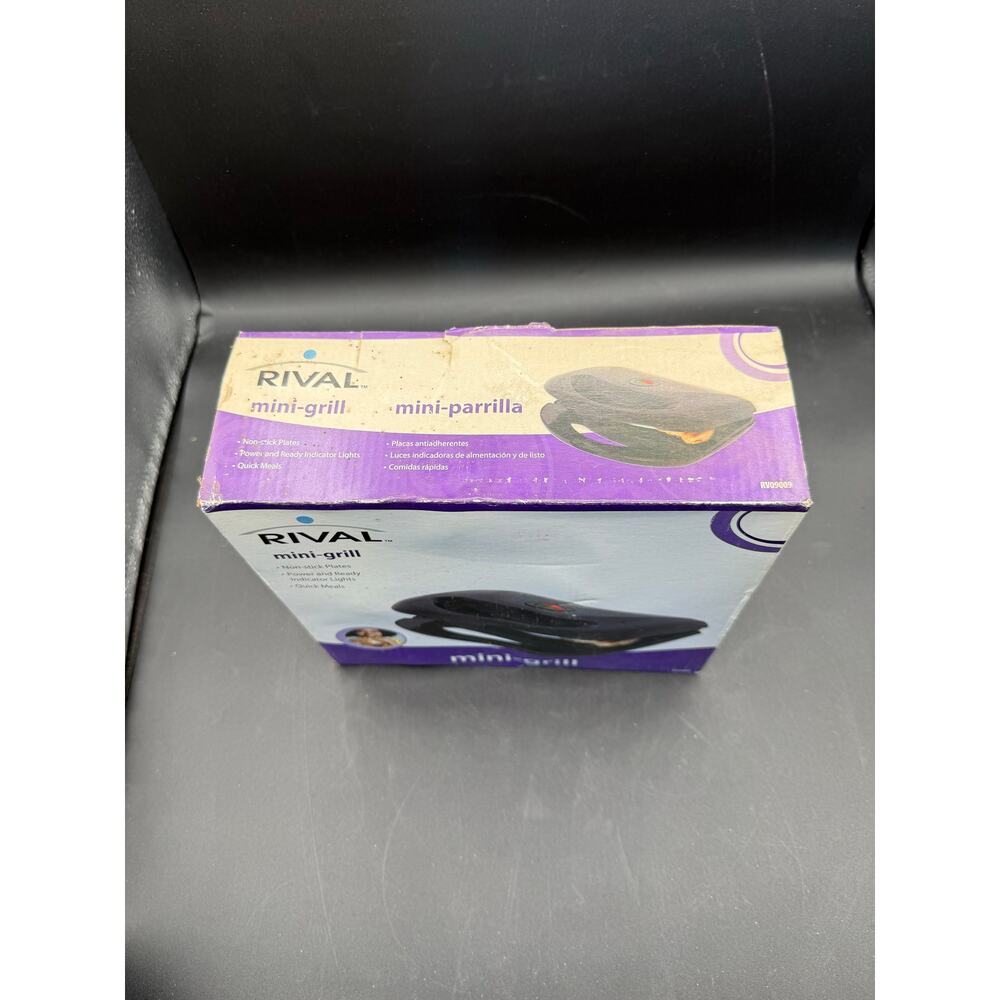 Rival Mini Grill RV-09009 – In Box - Like New - Picture 6 of 9